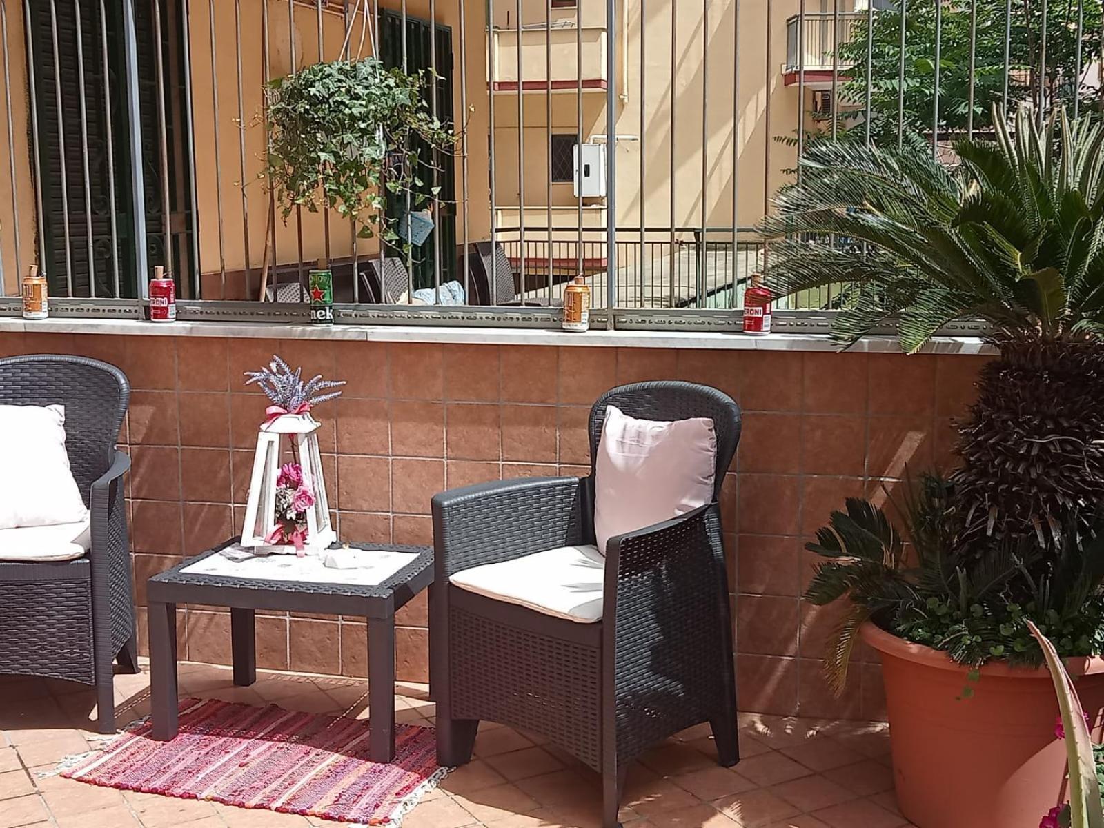 ポルティチ La Terrazza Di Monica & Teresa Bed & Breakfast エクステリア 写真