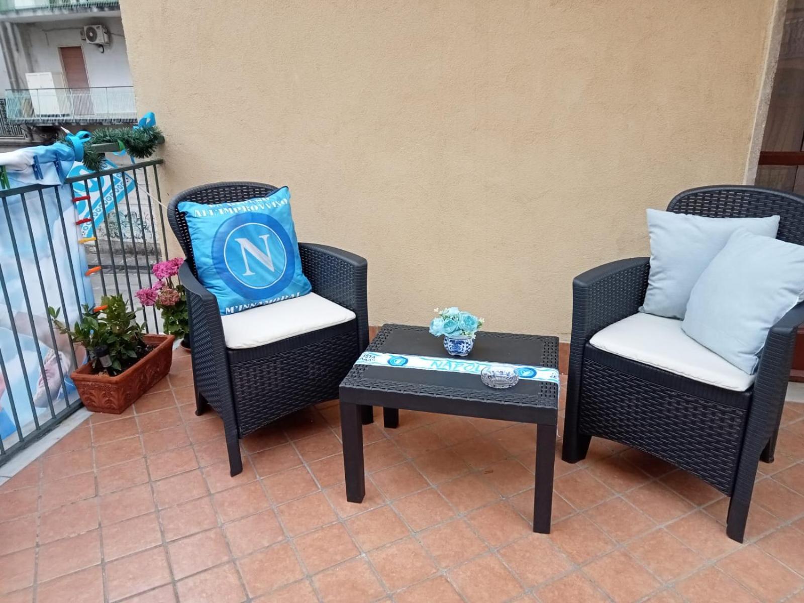 ポルティチ La Terrazza Di Monica & Teresa Bed & Breakfast エクステリア 写真